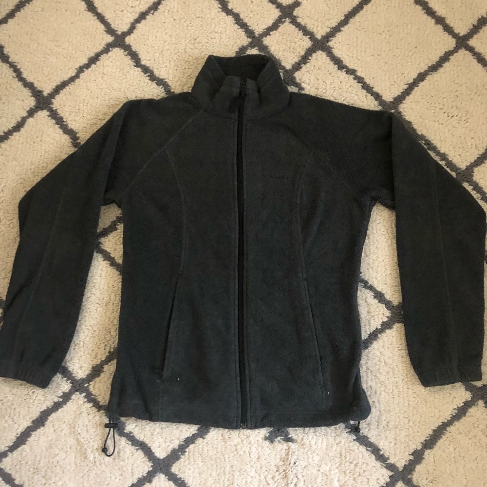 Charcoal Gray Columbia Fullzip Fleece